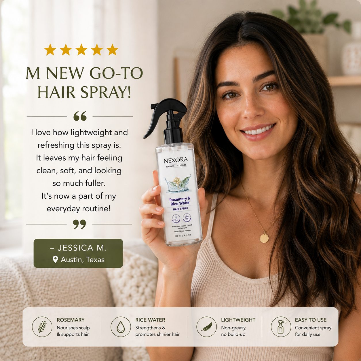 Revitalizing Hair Growth & Thickness Spray